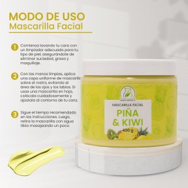 Mascarilla De Piña & Kiwi Células Muertas Productos Mart Mexico 400gr
