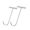 FiboPawer 2 Pack Horse Hay Hooks - Sturdy 9.45" Steel