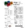 AVG-10-R, Beacon rotating light, 135mm red lens, Stud Mount, Incandescent