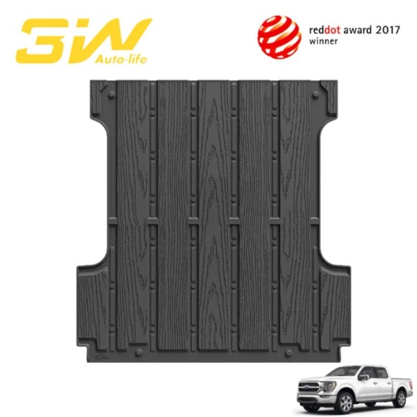 3W Trunk Bed Mat For 5.5FT Bed Fit 2015-2025 Ford