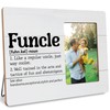 DIMSEOIUS Uncle Picture Frame Gifts from Niece Nephew, Funcle Definition