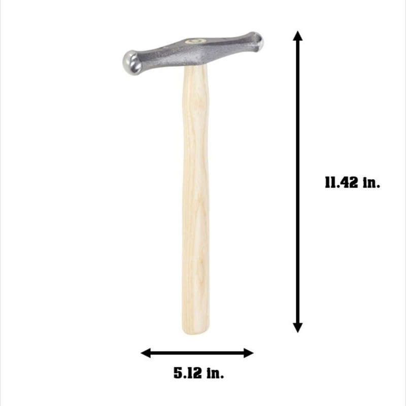 Picard 0017401-0250 Embossing Hammer 250g of ash, Brown/Silver