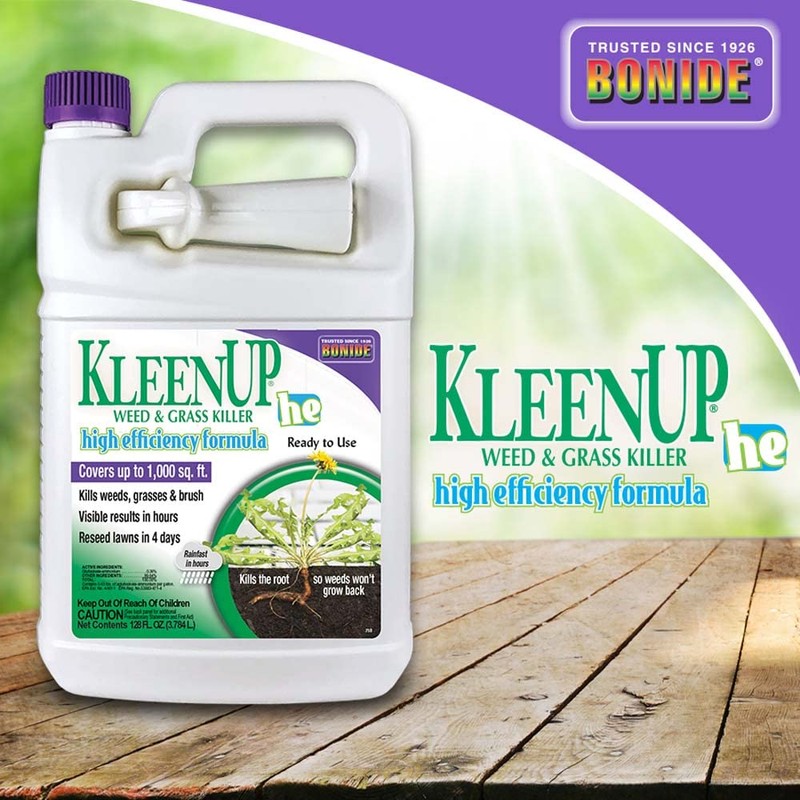 Bonide KleenUP Weed & Grass Killer High Efficiency Formula, 128