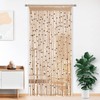BECHAEO Macrame Beaded Curtain Boho Handmade Cotton Door String Curtain
