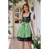 SCARLET DARKNESS Women's Dirndl Dress Oktoberfest Costume Dress Festive Dirndl