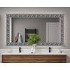 FLFK Mirror Border Peel and Stick - Black and White