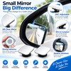 Adjustable Convex Blind Spot Mirrors for Driving – HD Glass