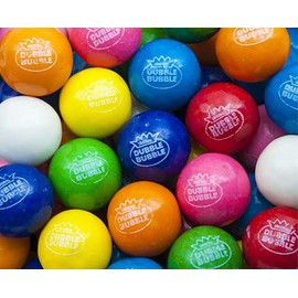 3 Pounds 1 Inch Assorted Gumballs Dubble Flavor Bubble Gum Balls Bulk Packed Fresh
