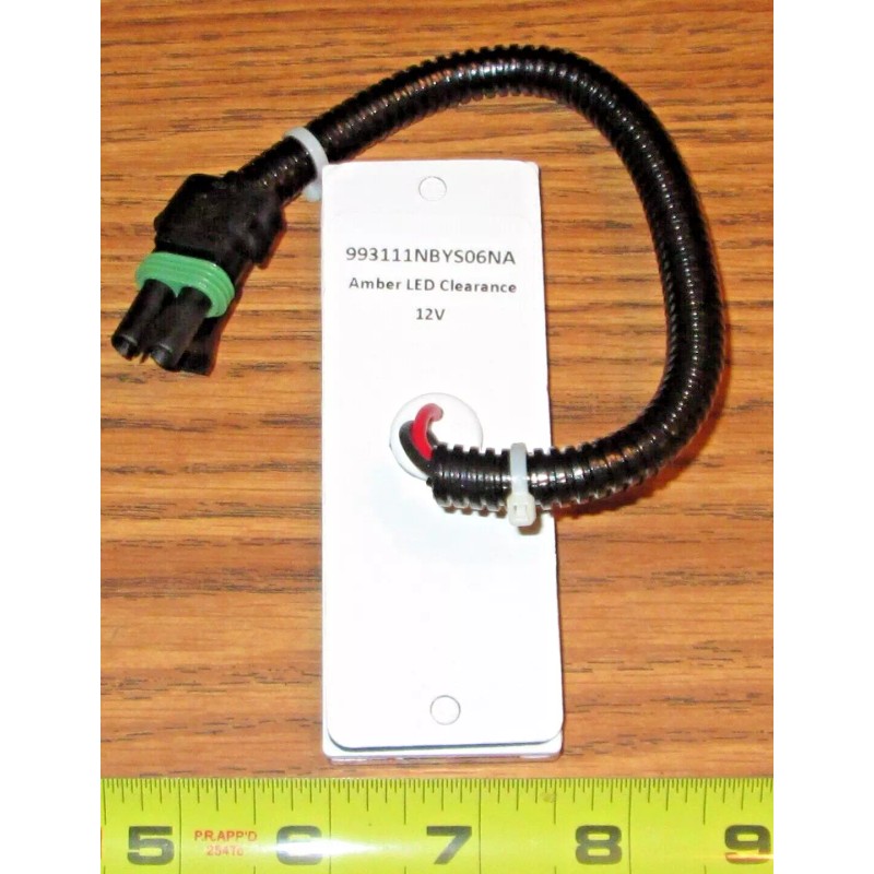 MOHAWK MANUFACTURING AMBER LED MARKER, clearance LIGHT 12v. REPLACES DIALIGHT