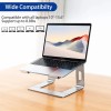 Besign L303 Aluminum Laptop Stand, silver, apple and most laptops