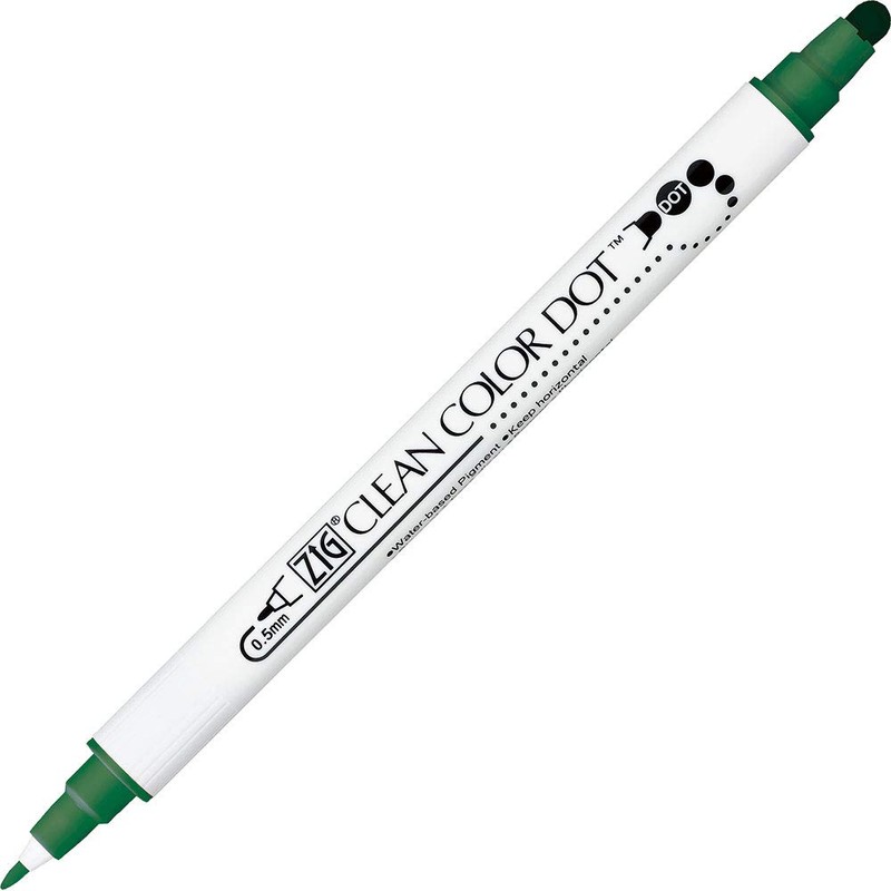 Kuretake TC-6100/6V Water-Based Pen ZIG Clean Color Dot 6 Colors