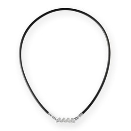BANDEL Muta Healthcare Necklace Wave Health Care Wave Magnetic Necklace, Titanium