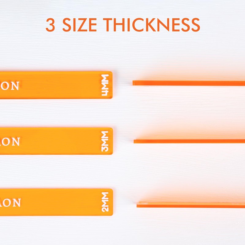 Puocaon Polymer Clay Depth Guides - 8 Pcs Thickness Depth