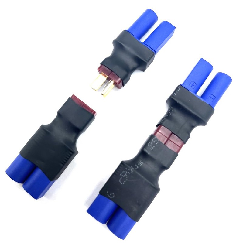 2Pairs EC5 to T Adapter Male Female Connector Plug Set