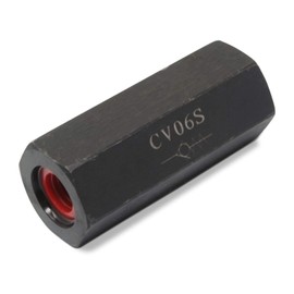 Summit Hydraulics CV06S Carbon Steel In-Line Check Valve, 8 GPM, 5000 PSI, #6 SAE Ports
