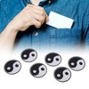6 PCS Yin Yang Patch, Sew On Tai Chi Pattern
