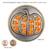 Ginger Snaps Brass Pumpkin Charm Accessory | Interchangeable, Customizable &