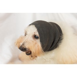 FDANDADE 2 Pack Dogs Ear Wrap, Dog Noise Cancelling Ear Muffs, Dog Ear Cover Anxiety Relief – Noise Canceling for Fireworks, Thunderstorms, Pet Grooming & Force Drying(Grey L)