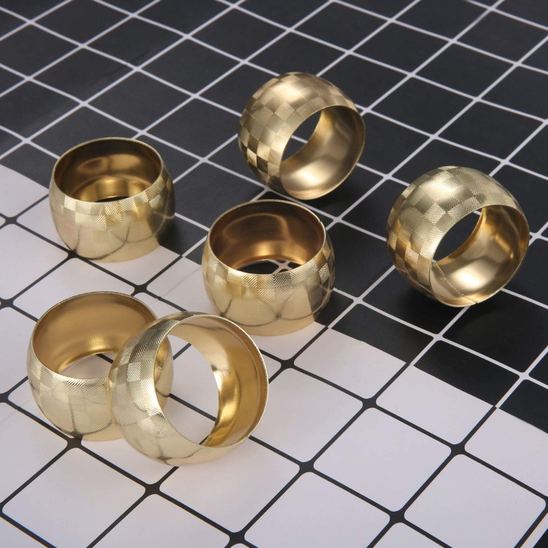 Napkin Rings Round Metal Napkin Rings for Restaurant Commercial Hotel