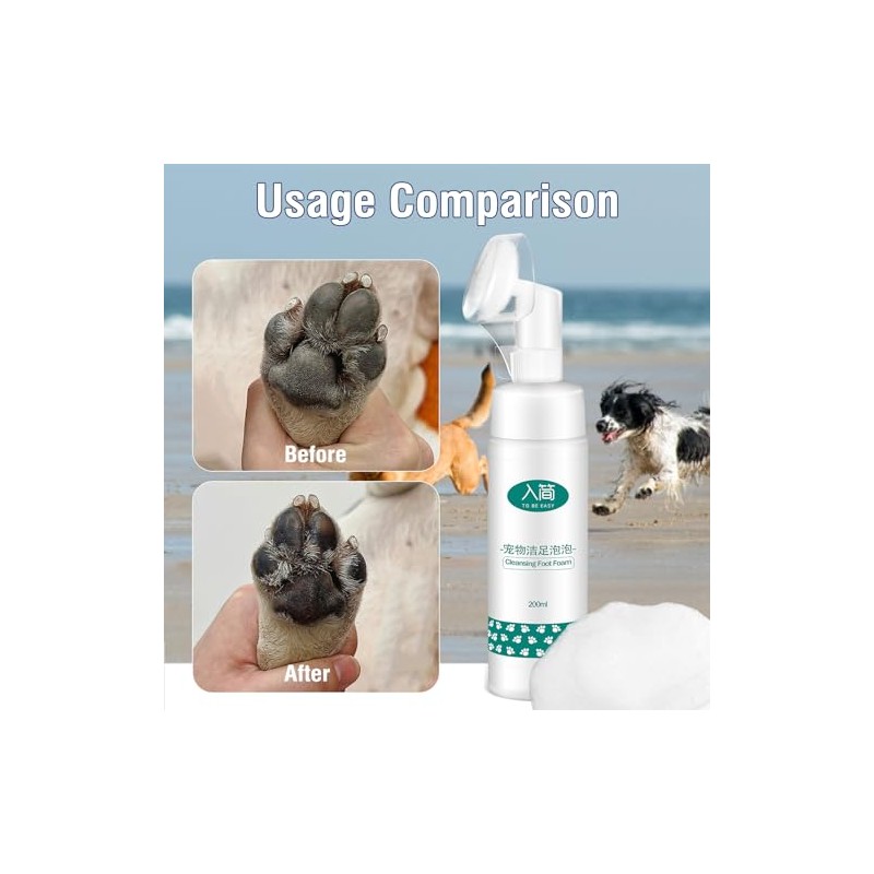 Limpieza Rápida para Patas de Perros, Eliminación de Suciedad, Barro,