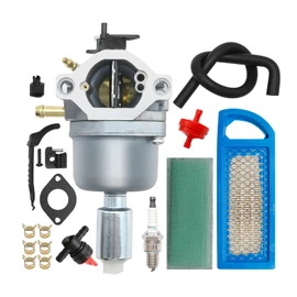 Ollanoos 799727 Carburettor Air Filter Kit, Lawn Mower Carb with Fuel Filter Spark Plug Replacement for Craftsman LT1000 Replacement for Brigs-straton 14HP 15HP 16HP 17HP 17.5HP 18HP Intek Engines