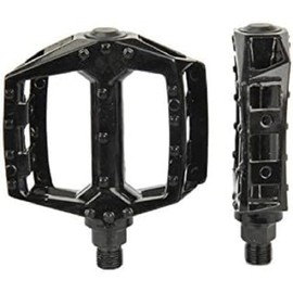 FISCHER MTB/BMX Aluminium Pins Pedals, Suitable for All Bike Types, Black