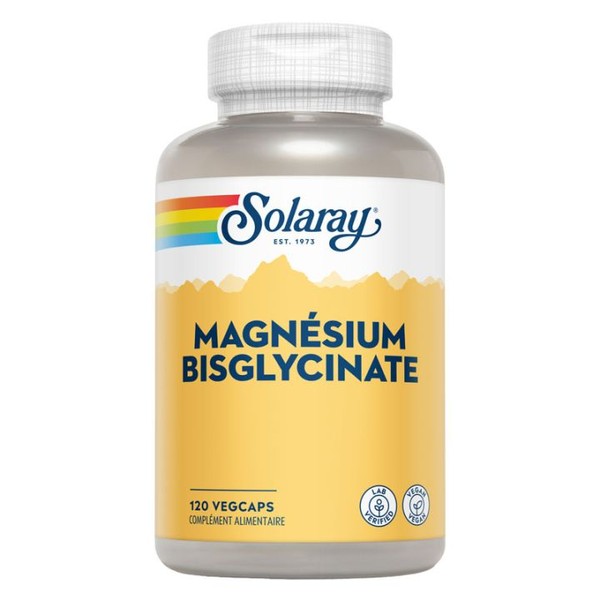 Solaray Magnésium Bisglycinate 120 gélules végétales