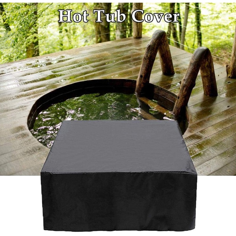 UV Resistant Heavy Duty Hot Tub Cover - Durable Square