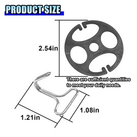 DUSCOKE 24PCS Car Seat Cover Plum Plate Metal Hooks, 12PCS Plastic Card Fixed Fastener Buckle & 12PCS Metal Fixing Hook Locking Clip, Vehicle Seat Covers Chucks Replacement Accessories (Black)