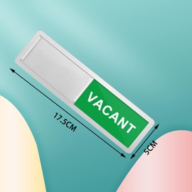 1Pcs Vacant/Occupied Sliding Door Sign Do Not Disturb Door Sign for Room Office Bathroom Ideal for Office Public Toilet Administrative Office's Stainless Steel Doors Wood Plastic or Glass Door
