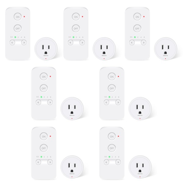 Greencycle Remote Control Outlet Plug, Remote Light Switches Wireless Indoor,