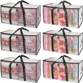 ZGO 6-Pack Oversized Moving Bags with Reinforced Handles