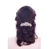Hapibuy Crystal Wedding Hair Comb Bridal Hair Comb Pearl Wedding