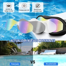 LEMONSEA Goggles Natación Mujer Hombre, Kit de Natación 5 en 1, Gogles Adulto Natacion Con Tapones Oidos, pinza nasal, Bolsa Impermeable para Celurares, Funda Gafas, Googlesnatacion Niños