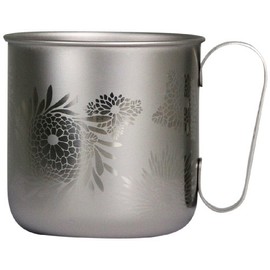 horie titandezainmagukappu Japanese Flower Chrysanthemum (Titanium Silver) TMA – 208 A