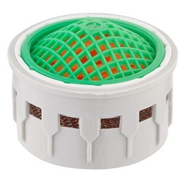 'aquaSu® Self-Cleaning Aerator Insert Water-Saving for Fittings Up to 50% Reduced Water Flow Wide Mesh Strainer Flush Nozzle M22/M24 Plastic 19687 1