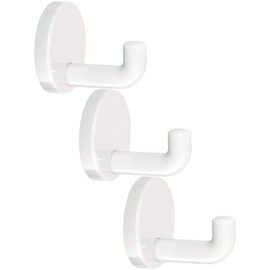 HEWI Wall Hooks Depth 45 mm Set of 3 Polyamide Pure White