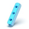 TAILONZ PNEUMATIC 1/4" 6-Port Aluminum Pneumatic Manifold Block - 3