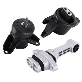 Slakerbe 3Pcs Engine Motor Mount,A71004 A71029 A71020 Motor&Trans Mount Engine Transmission Motor Mount Kit Compatible for Hyundai for Accent for Elantra for Kia for Forte for Rio Automatic 2011-2016