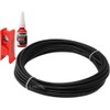 Vixen Horns 1/4" OD Nylon Plastic Hose 35FT with Thread