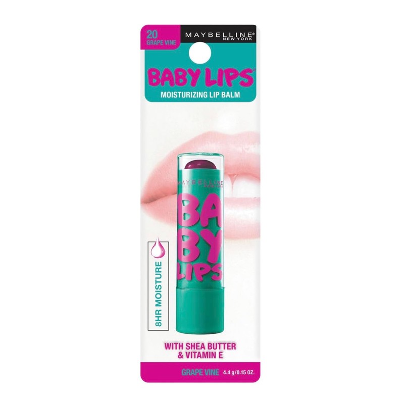 Maybelline Baby Lips Moisturizing Lip Balm SPF 20, Grape Vine