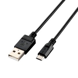 Elecom U2C-JAMB03BK Eco USB Cable 2.0 A-microB 0.3 m