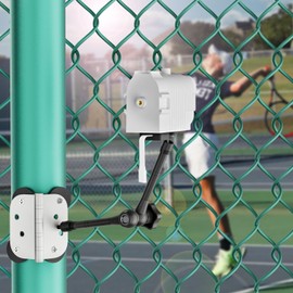 3-in-1 Magnetic Fence Mount with Shade for Mevo Start, Weatherproof Case with USB Fan Keep Mevo Start Cam from Overheating During Recording Baseball,Softball and Tennis Games