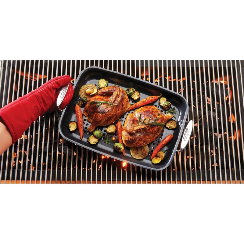 All-Clad Outdoor Nonstick Roaster Set 15x11 Inch Oven Grill Safe