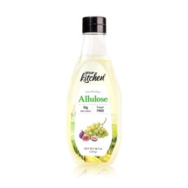 Your Kitchen Allulose Syrup 18.7 Fl Oz, Zero Calorie Sweetener, Keto Diet, Vegan Friendly Allulose Sweetener, Non GMO, Non Erythritol, Zero Net Carbs Liquid Sweetene for Baking, Drinks