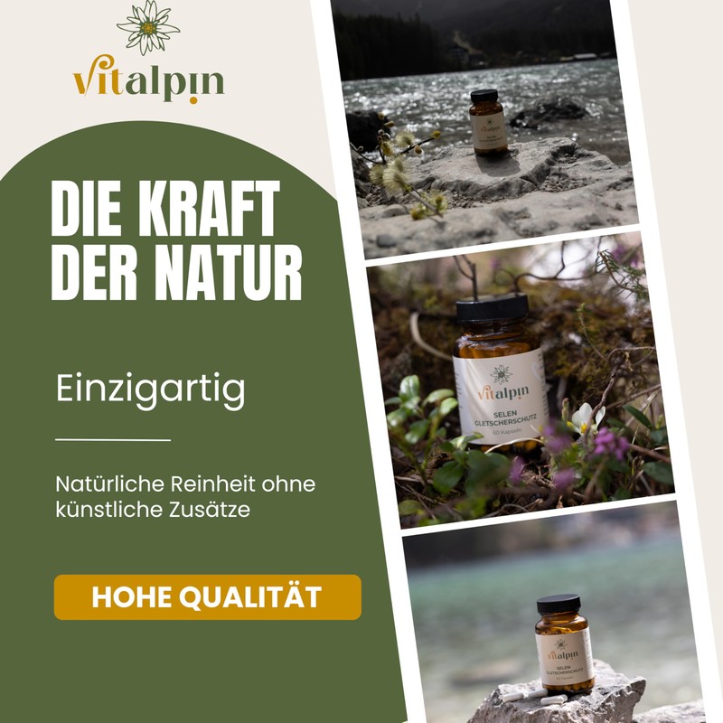 Vitalpin Natural Products - Selenium Capsules 200 μg High Dose