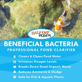 HALF OFF PONDS Water Treatments Beneficial Bacteria - Professional Pond Clarifier 32 oz. Bottle - H2OP-BB032OZ