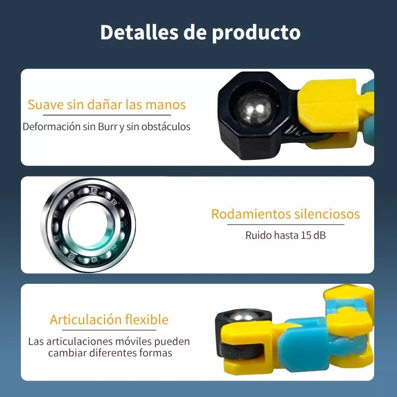 Show Me Deformación Mecánica Fidget Spinner Juguete Antiestres M220