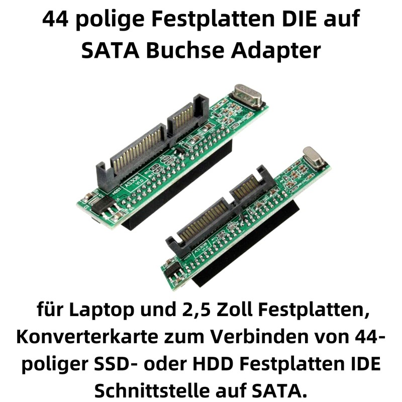 Bolwins P81S 2.5" SATA to IDE Converter - 22 Pin