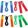 Venbytech for 4 Pieces Adjustable Jump Ropes Soft Skip Exercise